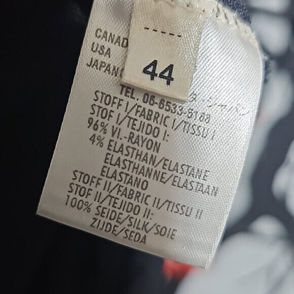 Escada Polkadot Silk Blouse Top Size 44 - Picture 5 of 7